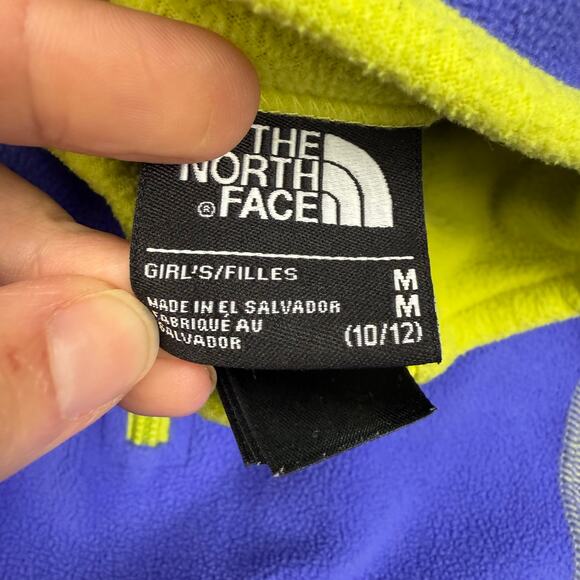 The North Face Purple Glacier 1/4 Zip Fleece - Picture 5 of 6